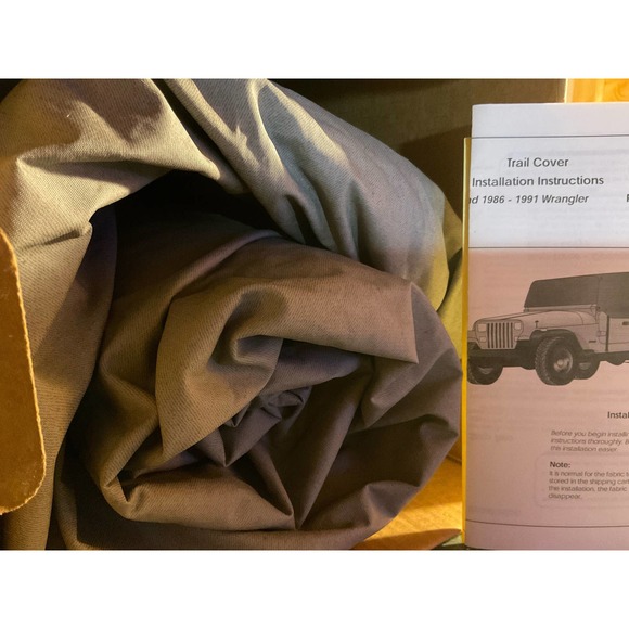 Trail Cover Jeep CJ/Wrangler 76-91 Charcoal Gray 81031-09 - Picture 2 of 3